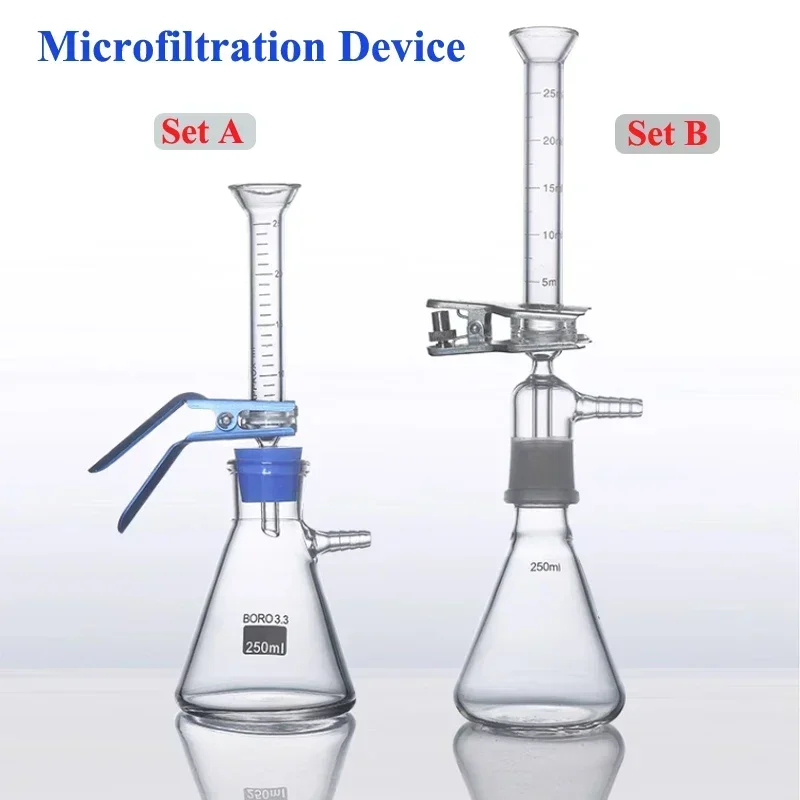 

Lab Sand Core Filter Microfiltration Device Vacuum Filtration Unit Small Glass Filter Extraction Bottle 250ml