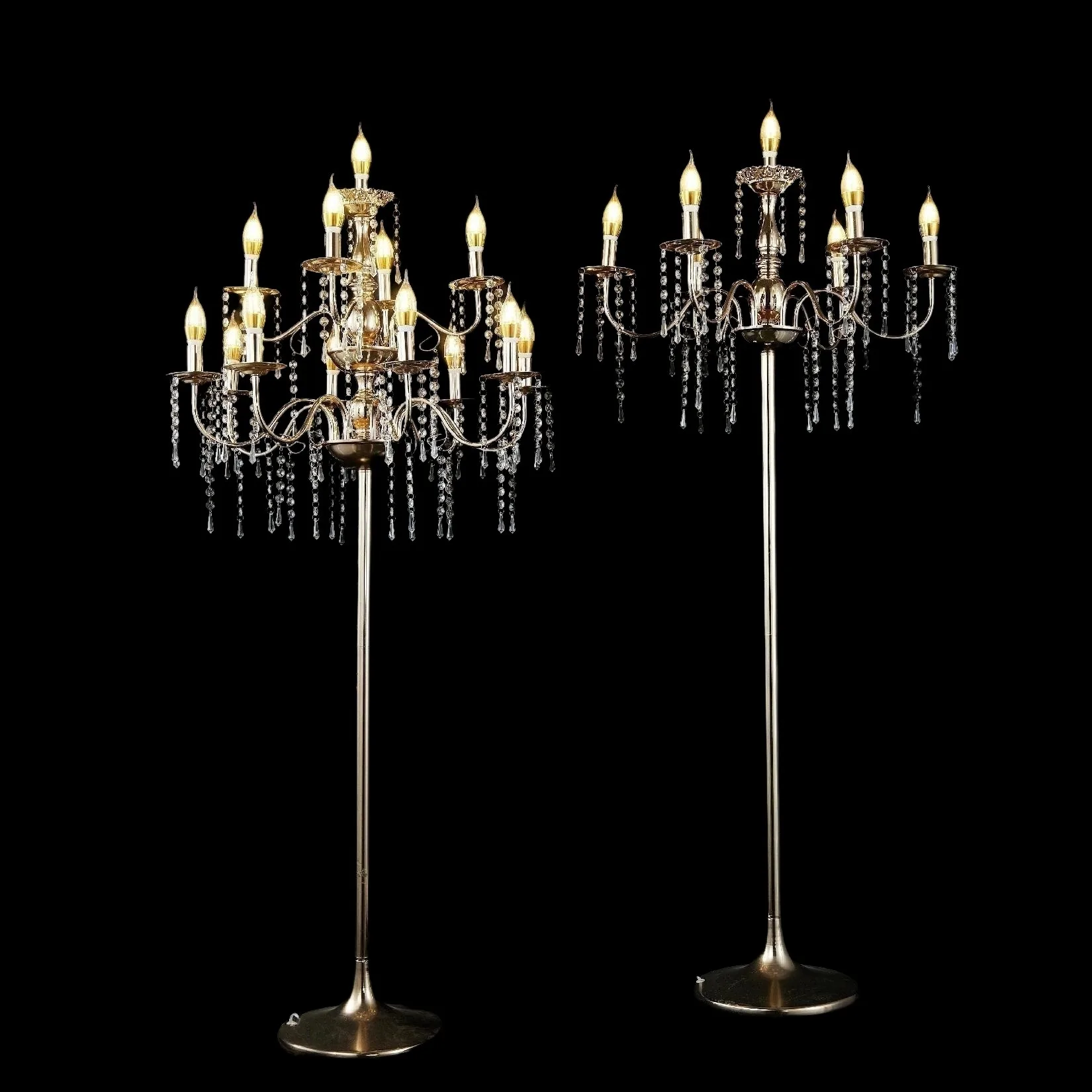 

5Pcs Road Lead Wedding props Crystal Table Centerpiece Home Decorat Outdoor Waterproof low-pressure Safety