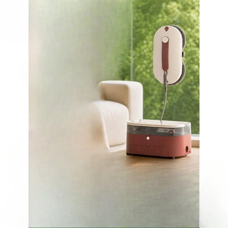 

Window cleaning robot automatic water spray cleaning glass artifact