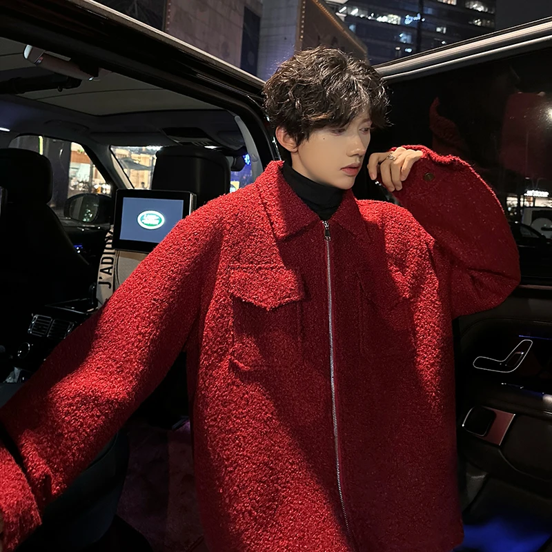 

Осенне-зимняя шерстяная куртка Cisas Sle ex, повседневная, высококачественная, легкая, с полиэстеровой подкладкой, рабочая одежда