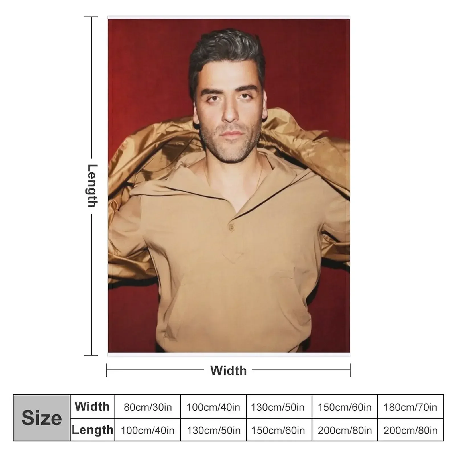 Oscar Isaac Throw Blanket Thermal Sleeping Bag For Sofa Thin Flannels Travel blankets and throws Blankets