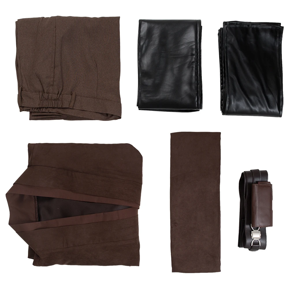 أزياء تنكرية لفيلم معركة الفضاء أنكين للرجال البالغين فارس الخيال البني زي حزام علوي بدلة حفلات الهالوين كرنفال