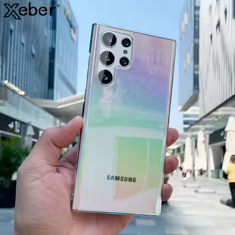 Laser Gradient Clear Case For Samsung S25 S24 S23 S22 Ultra S21 Plus S20 FE Note 20 Pro A73 A53 A33 A13 Colorful Rainbow Cover
