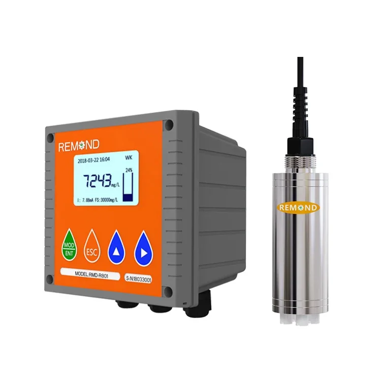 Suspended Solids Meter RS485 Sludge Concentration Meter Immersion Type TSS Probe MLSS Sensor