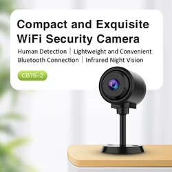 Vstarcam CB76-2 3MP 1296P O-KAM APP Bluetooth WIFI IP Camera AI Humanoid Detection Home Seucity CCTV Baby Monitor