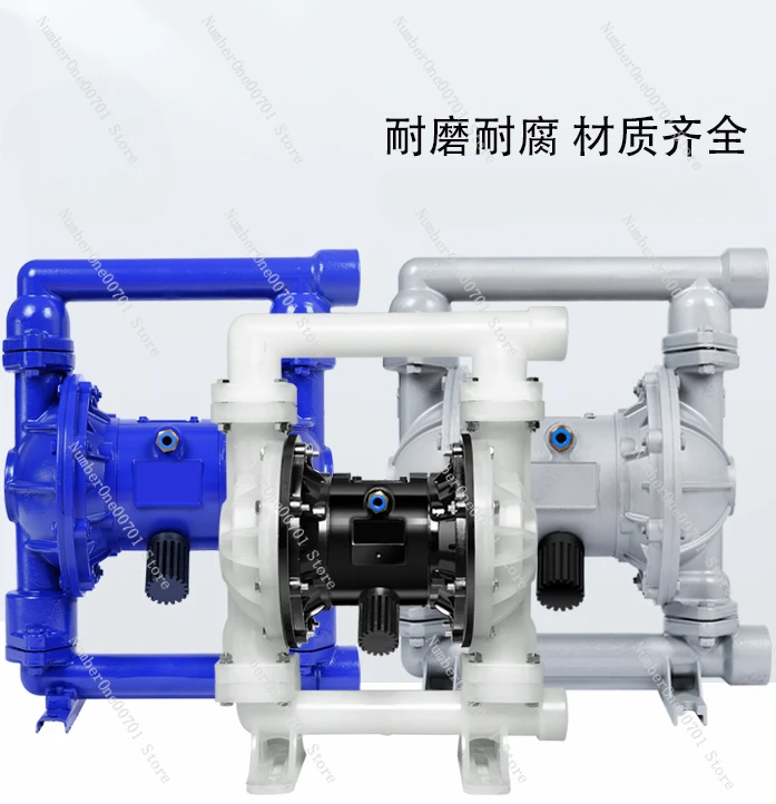 Pneumatic Diaphragm Pump QBY-40QBK-25 Corrosion-resistant Aluminum Alloy Stainless Steel PP Plastic Chemical Glue Sewage Pump