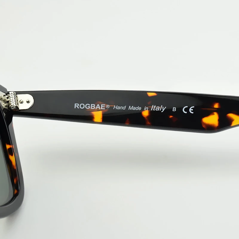 SUN Brille Classics Glaslinse Acetat Sonnenbrille Herren Y-2140 Doppelniet Design Brille Elegante weibliche quadratische UV-Sonnenbrille – Detail 16