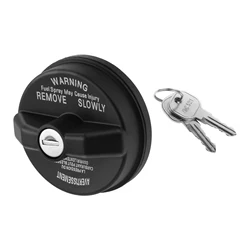 Car Locking Gas Cap,05278655AB Lock Fuel Cap Key for Chrysler Dodge Jeep Ram Challenger Grand Caravan Ram 1500 Cherokee Wrangler
