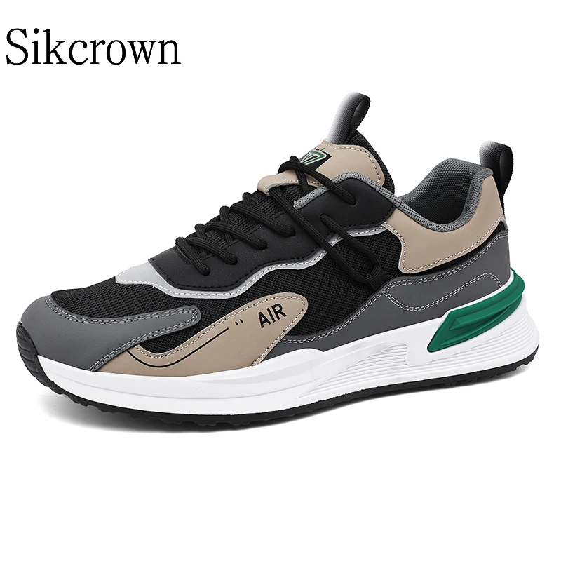 Gray Casual Sport Mens Shoes New In Casual Male Sneakers Running Outdoor Platform Sport Fashion Luxury Tenis Trainers Shoes