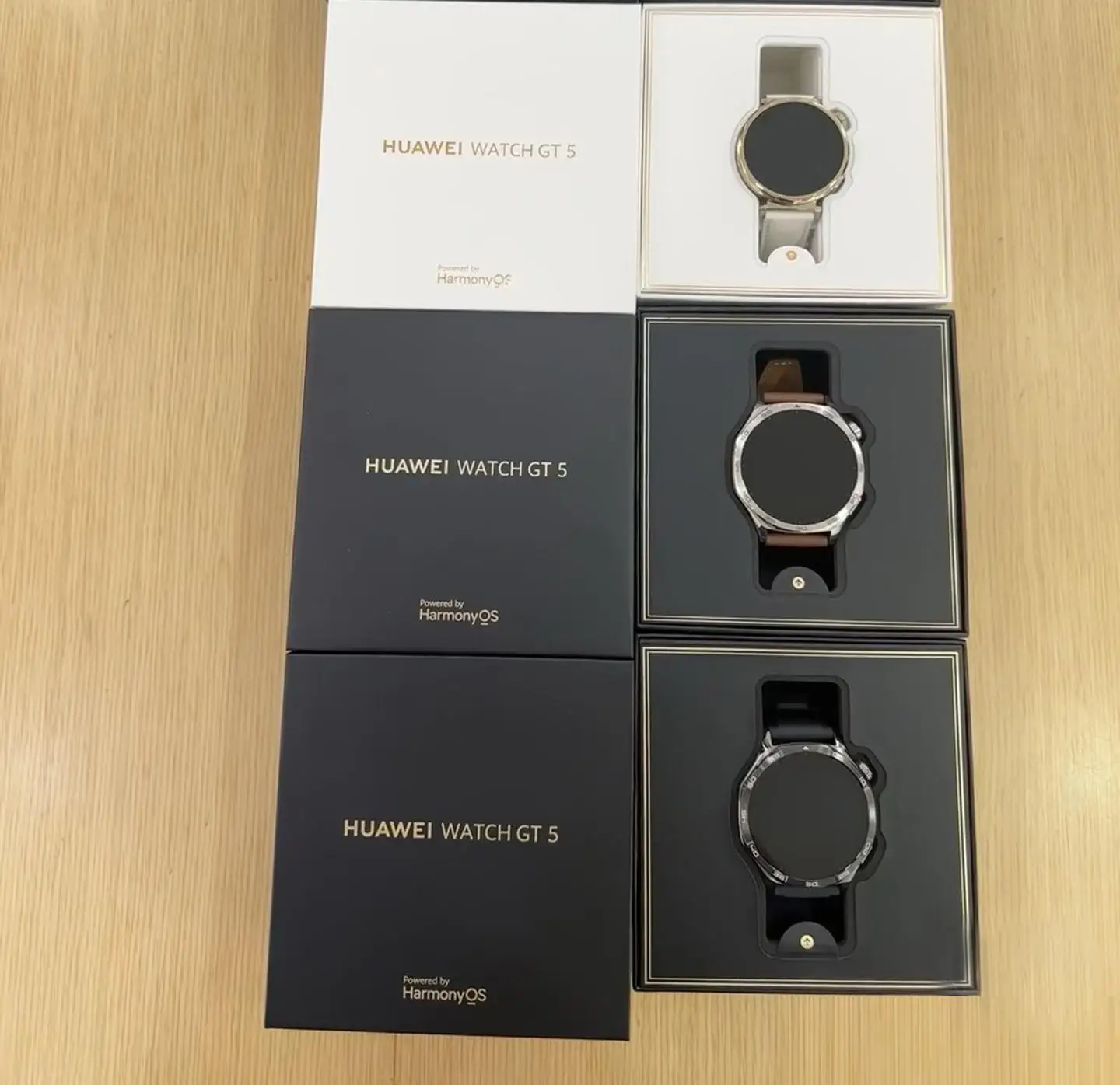 Versi Global HUAWEI WATCH GT 5 jam tangan cerdas layar AMOLED 41mm/46mm pesan Replay peta terpasang kompatibel dengan iOS dan Android