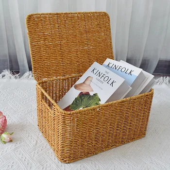 Oversized Rattan Storage Box 1