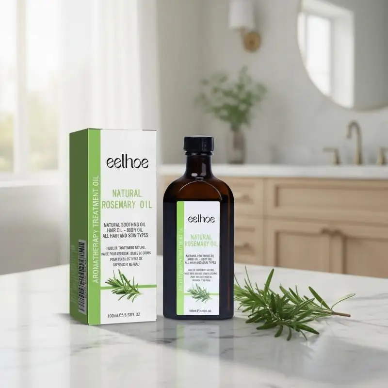 Hair Moisturizing Oil with Rosemary Extract Deep Nourishment Repairs Damaged Hair Suitable for All Hair Types Use