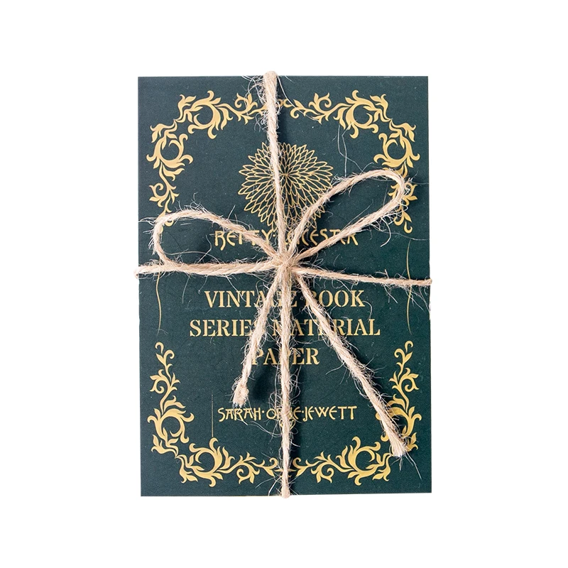 Retro Books Series Paper, Message Memo Pad, 8 Pacotes por Lote