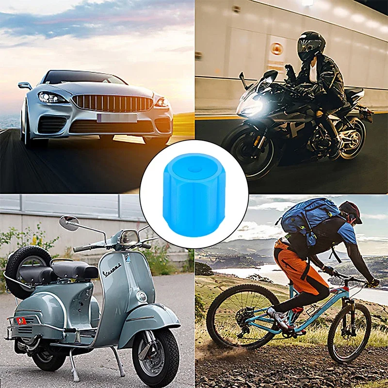 Tampas luminosas da válvula do pneu 6 cores carro motocicleta brilhante tampa da válvula do pneu do carro roda hub estilo ferramenta acessórios automóveis 4/8/20 pçs