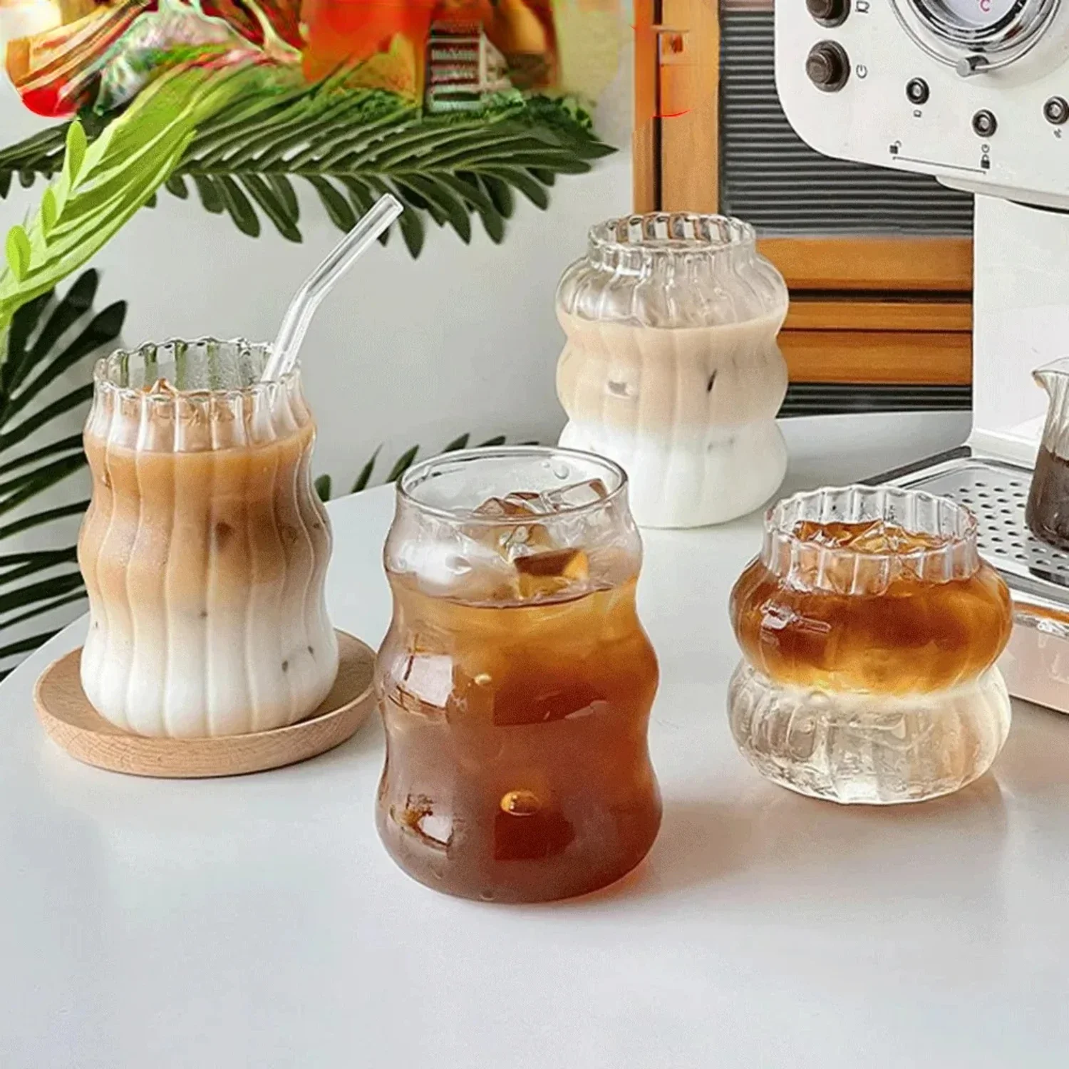 

Elevate Your Beverage Enjoyment with Stylish and Elegant Glass Cups - A Must-Have Addition to Your Kitchen Collection - Upgrade