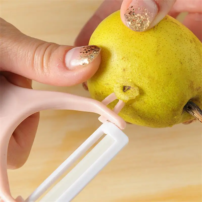 4 Color Vegetable Fruit Peeler Kitchen Potato Kitchen Home Ceramic Peeler Carrot Cucumber Peeler Peeling Kitchen Gadgets