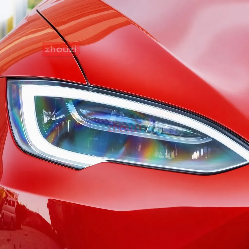 Car Headlight Tint Smoke Black Protective Film For Tesla Model 3 X Y S Protection Transparent TPU Sticker Accessories Styling