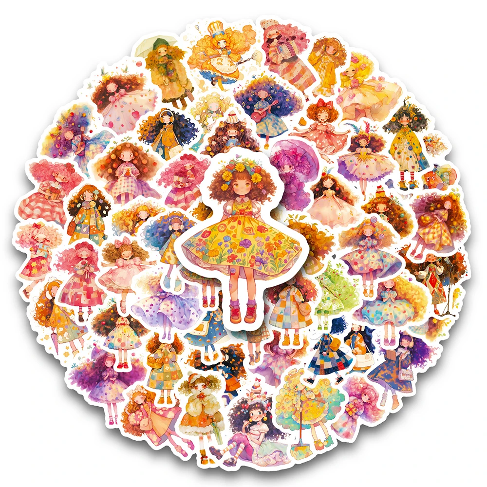 10/30/56 pezzi simpatici anime ragazze cartoni animati adesivi decalcomanie giocattoli fai da te laptop chitarra bagagli pacchetti di adesivi Kawaii