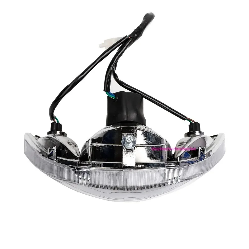 Motorcycle Headlight Lamp Assembly for Benteng 50cc Chinese Scooter Moped Parts Halogen 12V 35W Yellow Light