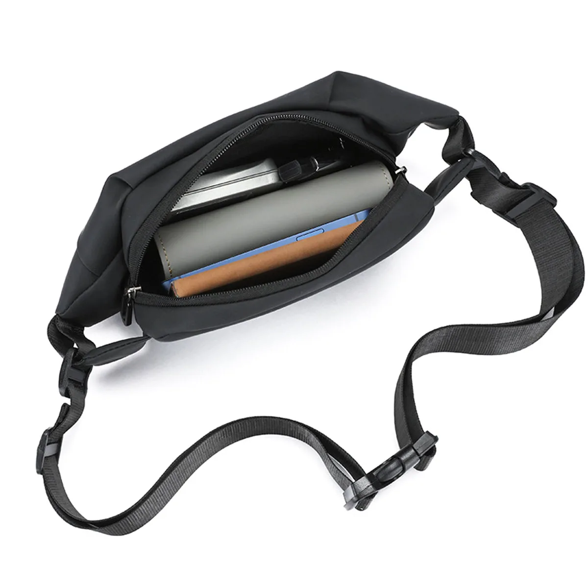Men Minimalist Outdoor Sports Running Jogging Waist Bag Man Commute Waterproof Fanny Pack Stylish Cross Body Belt Bag Waist Bags 5