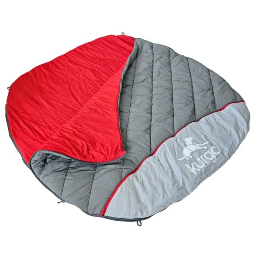 

Сумка-лежанка для собак Canyon Puffer Pup Sack для путешествий, походов и кемпинга, компактная, с мешком для хранения, прочная.