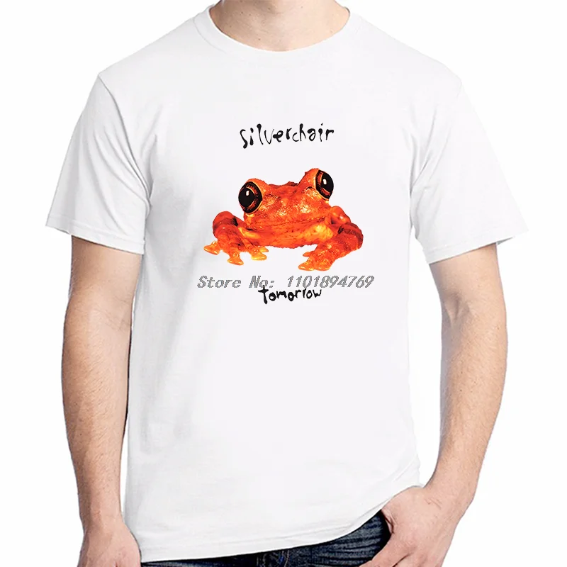 Summer T-Shirt Silverchair Frogstomp Tour 1996 Grunge Rock 90s Band Graphic T Shirts Tees Tops Cotton Short Sleeve T-Shirt