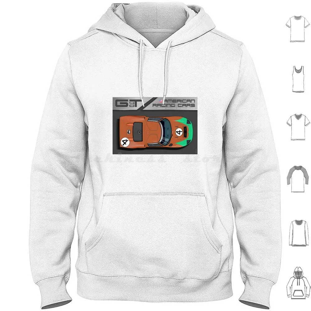 Gt40 No.4 Hoodies Long Sleeve Driver Pilot Racer Hero Race Track Racetrack Raceway Racing Speed Brooklands Montlhery