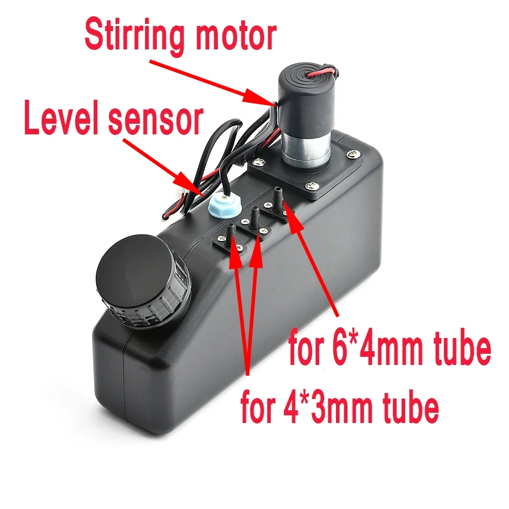 500ml UV Ink Tank with Stirring Motor Level Sensor for Roland Mutoh Mimaki  All Large Format Printer Ink Cartridge Mixer for TDF