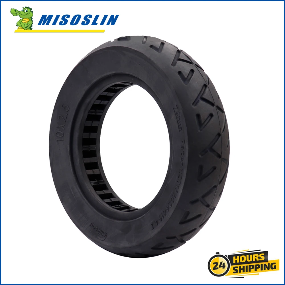 

10x2.50 Solid Tyre For Speedway Electric Scooter Explosion-Proof Tyre Non-Pneumatic Wheel Advanced Damping Durable Tire Parts