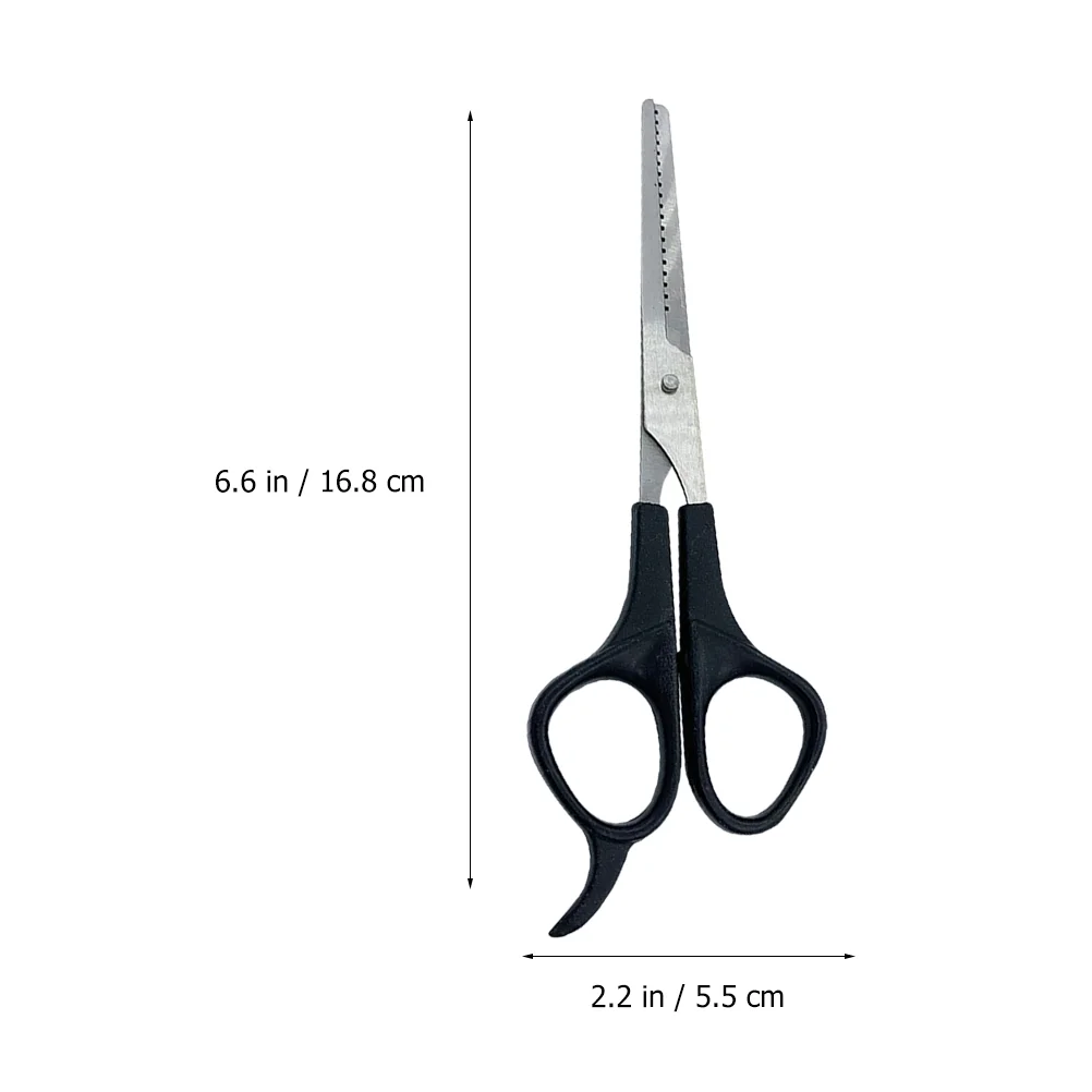 Flat Scissors Hairdressing Barber for Salon Heart-shaped Styling Haircutting Trimming Plastic