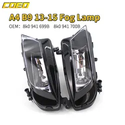 Auto Front Bumper Fog Light Lamp With Halogen Bulbs For A4 B9 2013-2015 8K0941700B 8K0941699B