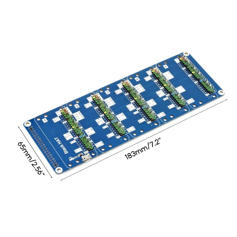 Stack HAT สูงสุด 5 HATs 2x20Pin Header GPIO Expansion Board สำหรับ H8WD