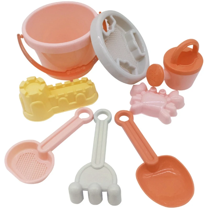 

Pink-Beach Toys Children Set Baby Play Sand Toys Digging Tool Shovel Bucket Set