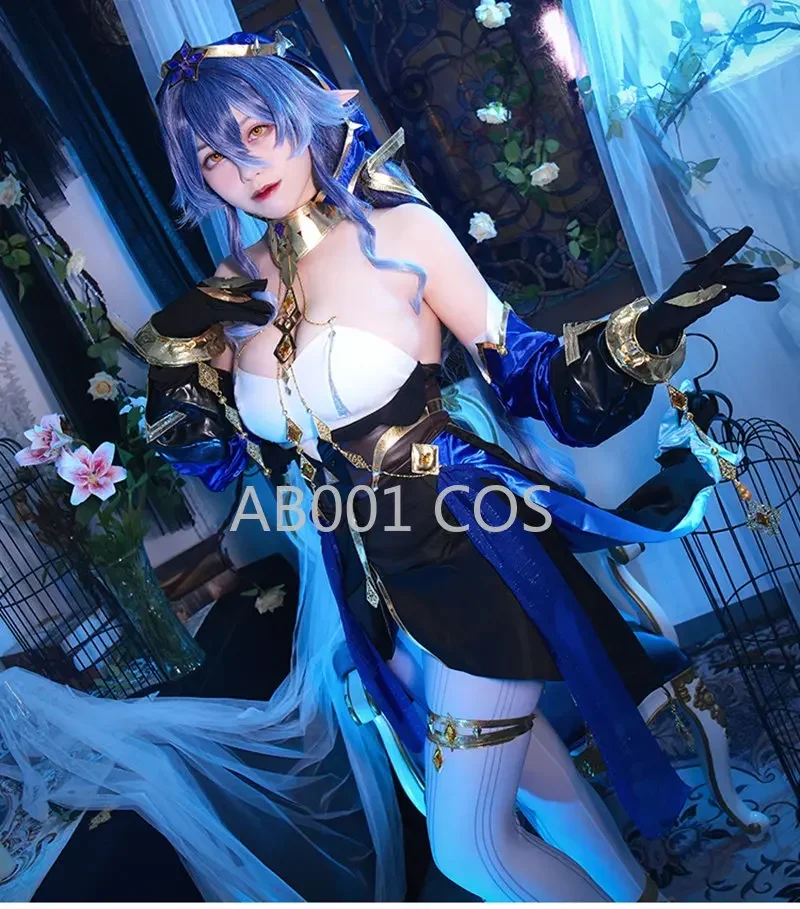 Layla Cosplay Costume Genshin Impact Women Exotic Dancers Costume Sumeru Layla Cosplay Halloween Costumes Full Set Cos