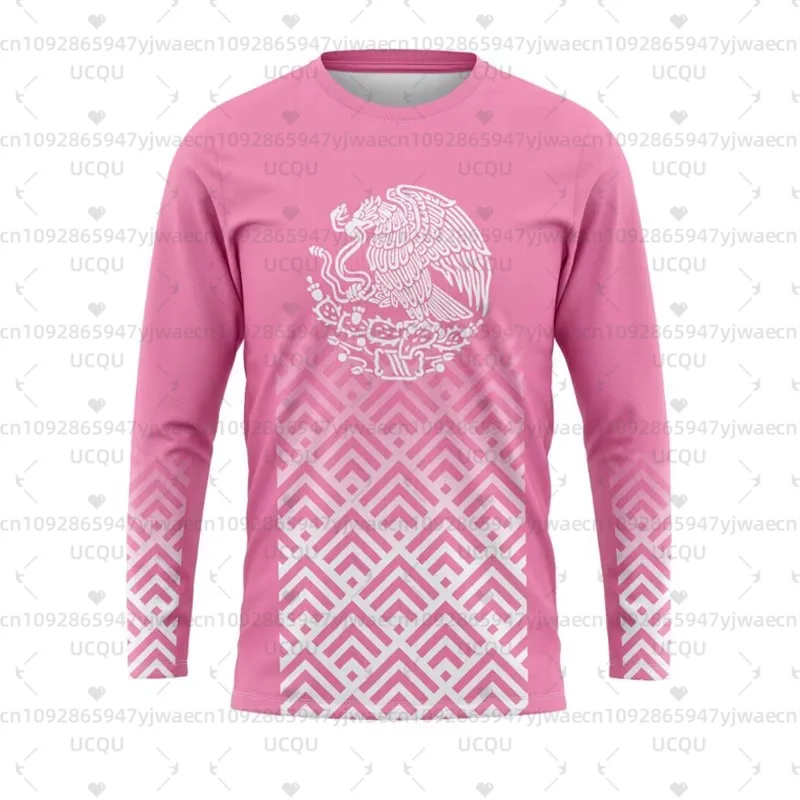 

Mexican Women's Off-road Motorcycle Race Long Sleeve Motorcycle Riding Bike T-shirt Bike Men's T-shirt Tops Racing Jersey