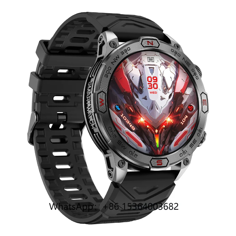

TJXL-2025 KC86 Smart Watch 1.43" AMOLED Round Screen Sports10M Waterproof Heart Rate Health Monitoring Relojes Smartwatch for