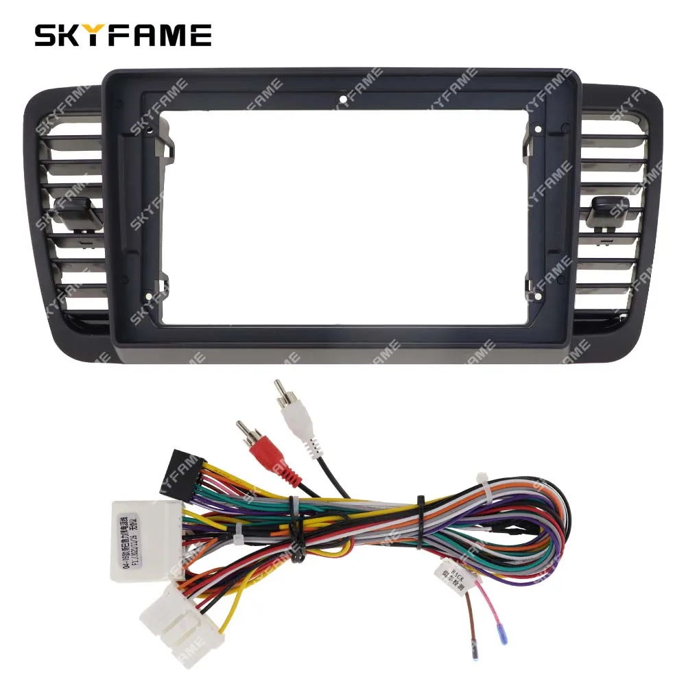 SKYFAME Car Frame Fascia Adapter Canbus Box Decoder Android Radio Dash Fitting Panel Kit For Subaru Outback Legacy Liberty