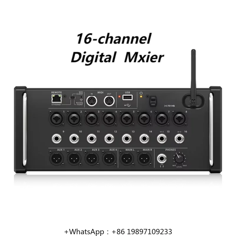 China Supplier For Performance Bars 16-Channel XR16 Professional Mixer Digital au-dio