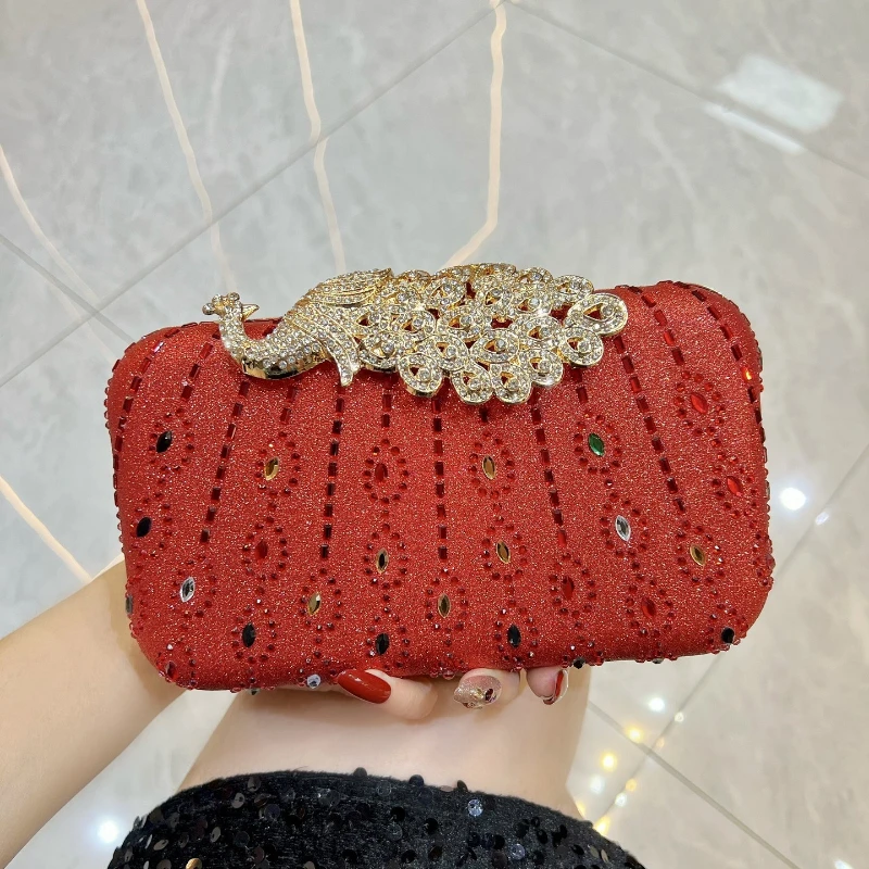 Mode diamanten clutch tas voor - Luxury Bags Green recensie en prijs