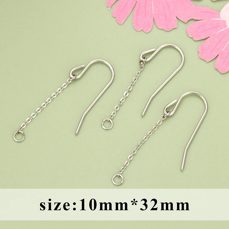 assoonas MC43, Schmuckzubehör, 316L-Edelstahl, nickelfrei, Verbindungsstück, Schmuckherstellung, DIY-Ohrringe, 10 Stück/Set. – Detail 10