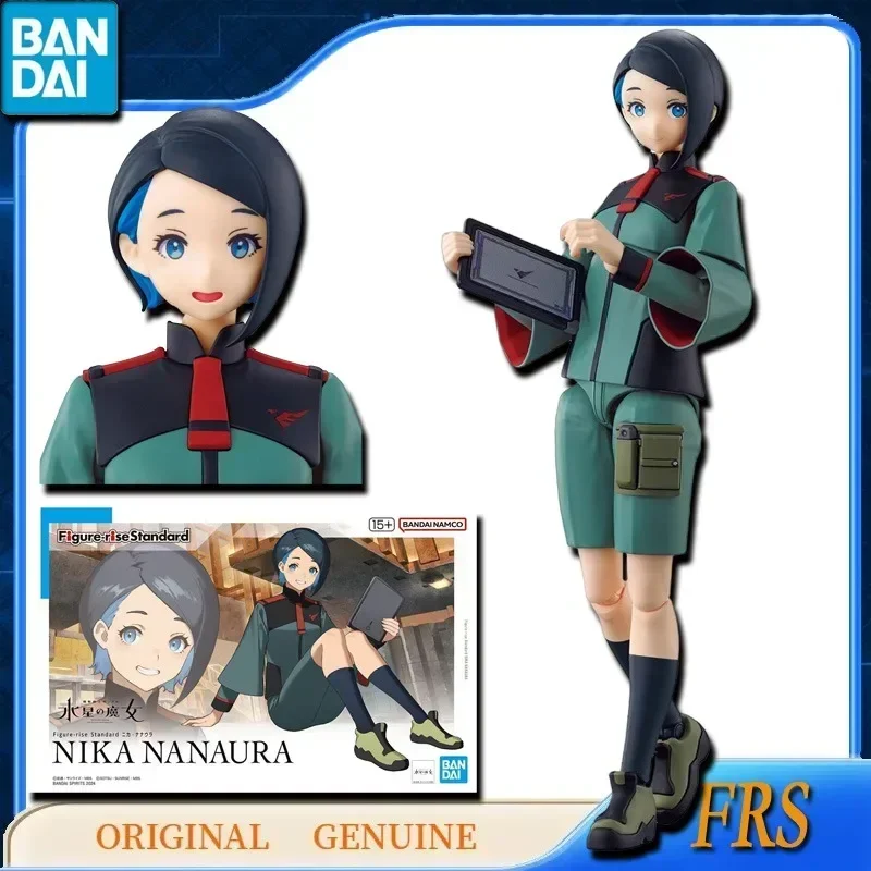 Bandai Original Genuine FRS Figure-rise Standard NIKA NANAURA Anime Action Figures Toys for Kids Gift Assembly Model Ornaments