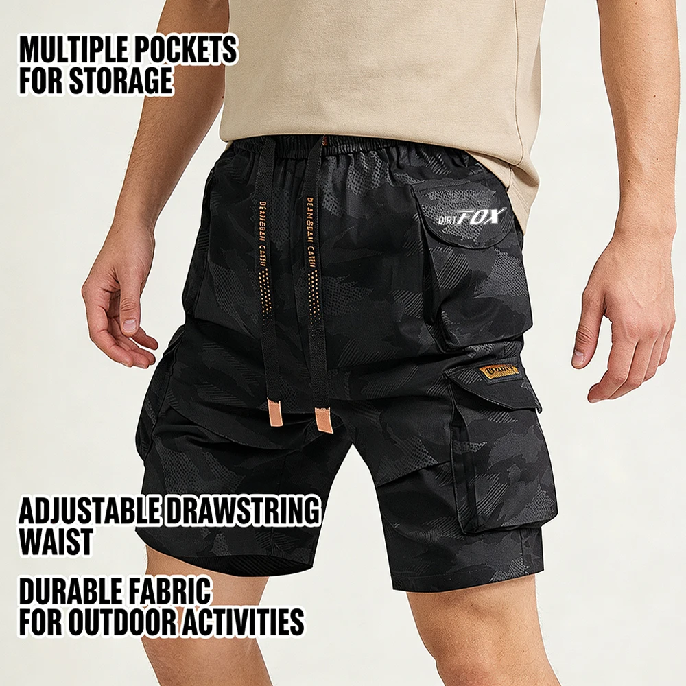 

DIRTFOX Cycling Shorts Man Summer Road Bike Pants MTB Culotte Outdoor Men Mountain Bicycle Cargo Bottoms Short Deportivo Hombres