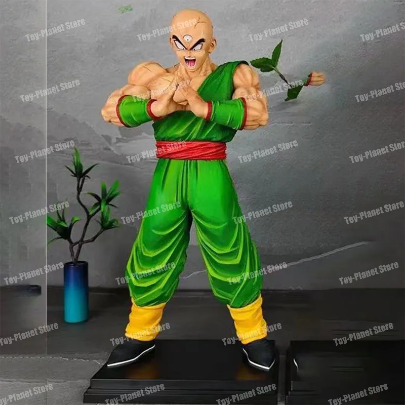 Presale 32cm Dragon Ball Z Tien Shinhan Kikoho Model Anime Action Figures Gk Statue Collection Accessory Customized Gifts Toy