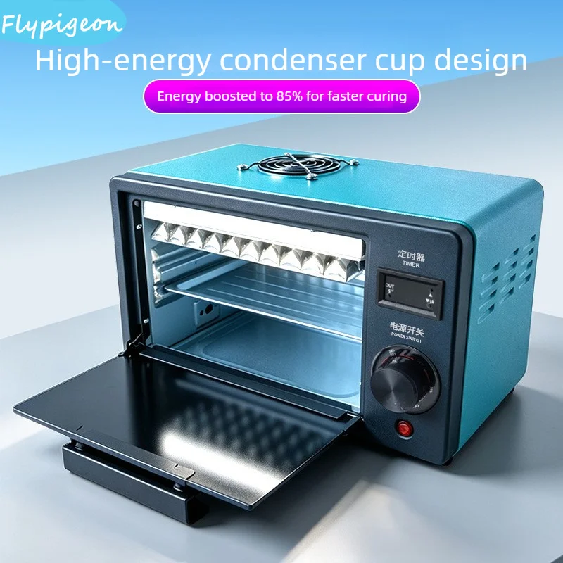 1000W 365/395nm Three band Free Switching Adjustable UV Curing Oven UV Electronic Adhesive Ink 3D Model Secondary Curing