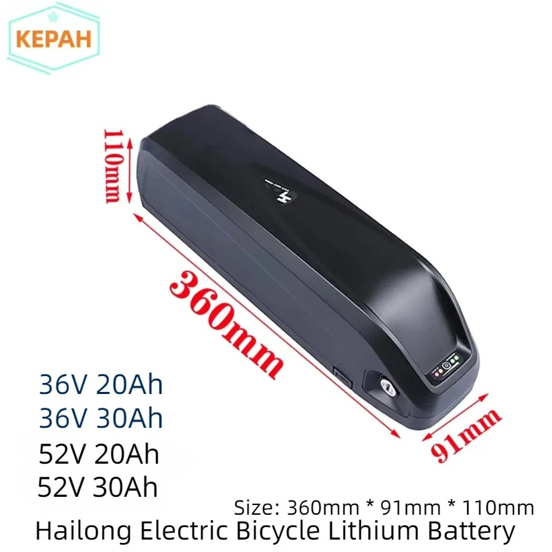 Hailong polyester DP-9, BMS 18650 cell, lithium-ion battery 36V 48V 52V 20AH 30AH durable and durable