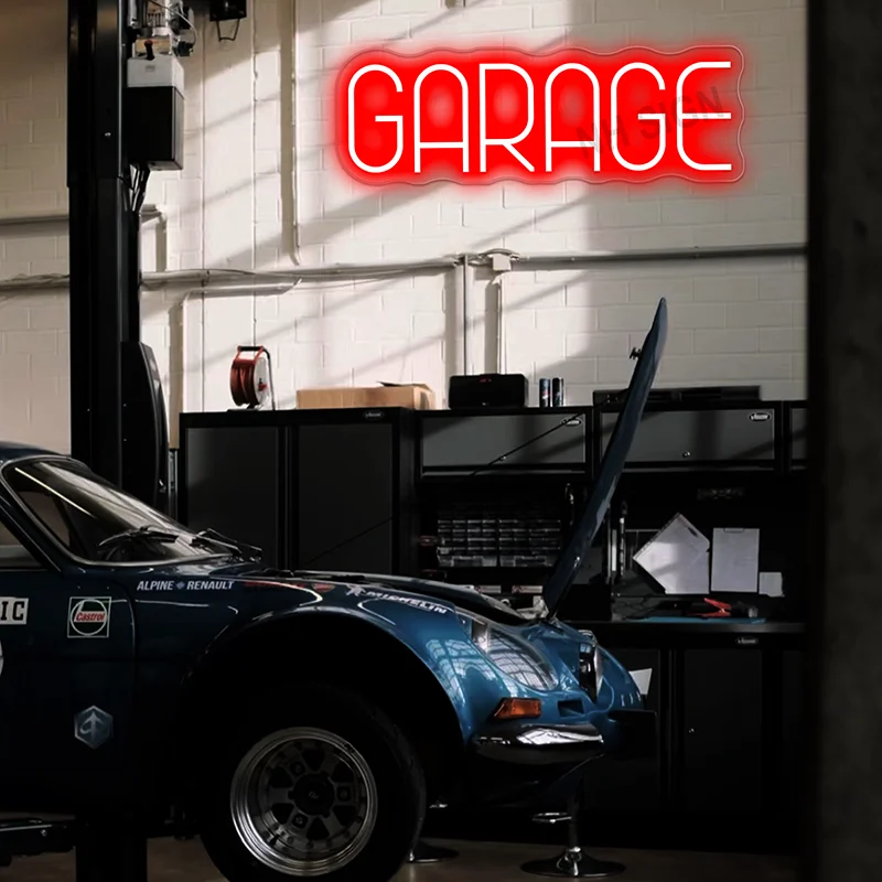 

USB Garage Neon Sign, car garage store LED neon ，decor for car repair shop workshop, game room