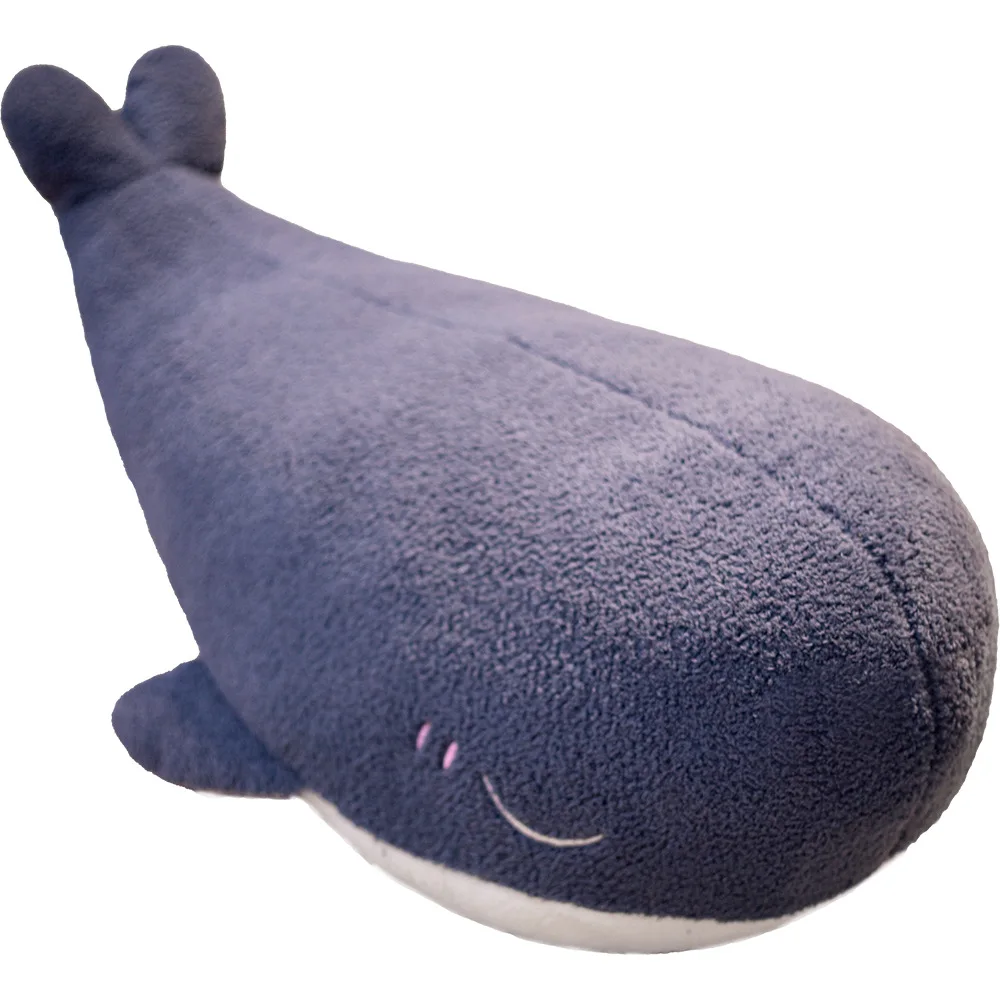 

25-80cm Kawaii Soft Plush Stuffed Toy Ocean Animal Blue Whale Doll Comforting Pillow For Kids Children Birthday Gift