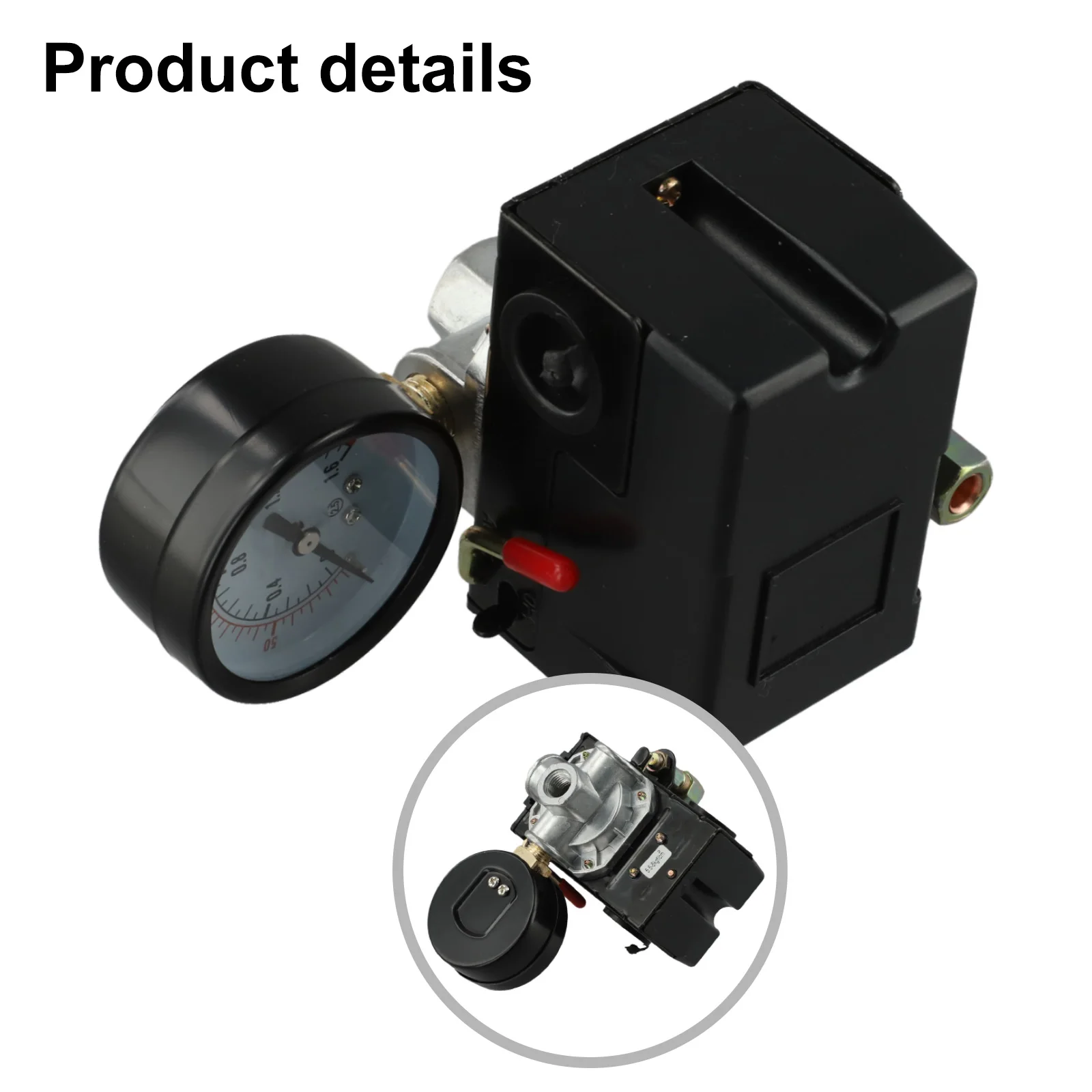 

User Friendly Pressure Switch Control Valve for Air Compressors with 110V 240V Compatibility and Safety Features