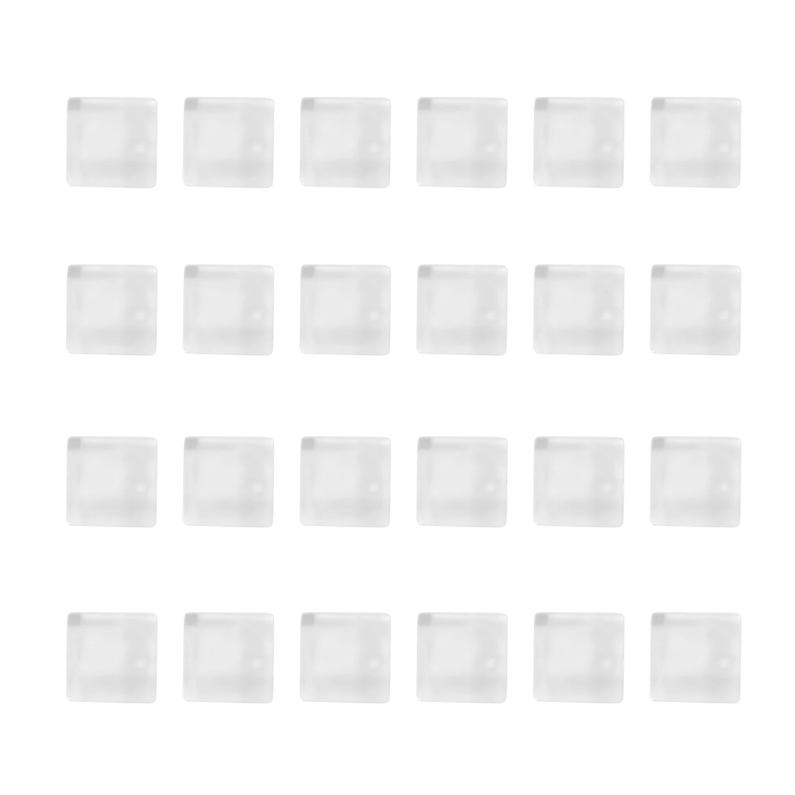 

24 Pcs Crystal Glass Fridge Magnet Sticker Decorative Refrigerator Magnets for Kitchen Office Classroom Metal Surface Gifts