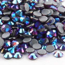 SS16~SS20 Crystal AB Rhinestones Top Quality Hot Fix Rhinestone Sewing Fabric Decorations 3D Crystal Decorations